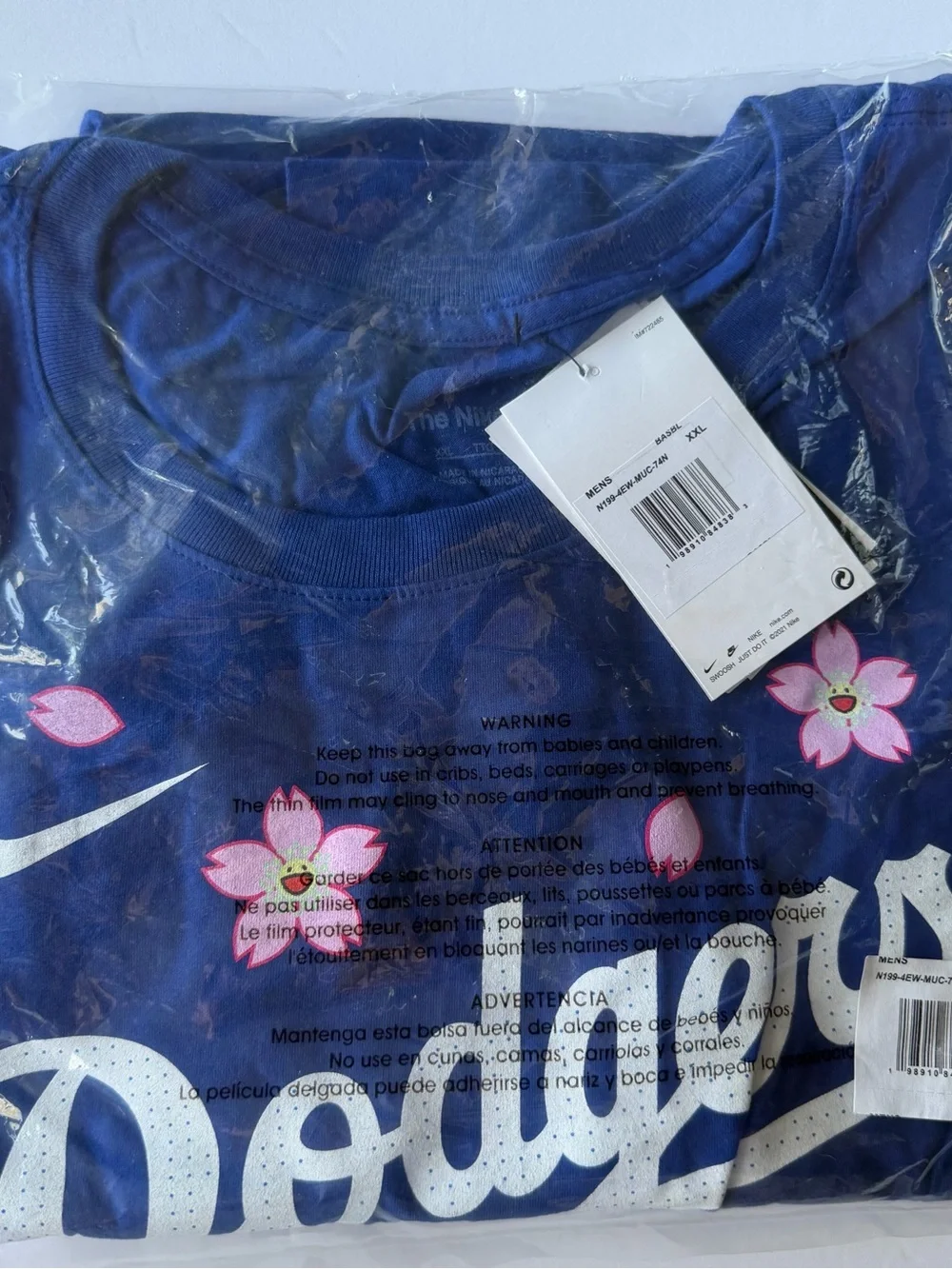 Takashi Murakami MLB Dodgers Tokyo Series 2025 Mookie Betts T-Shirt Blue 2XL NWT